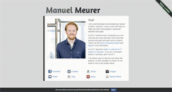 Desktop Screenshot of manuelmeurer.com