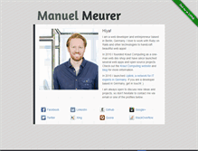 Tablet Screenshot of manuelmeurer.com